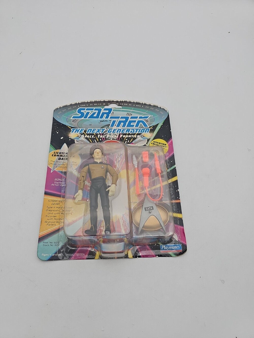 1992 Vintage Playmates Lt. Commander Data Star Trek The Next Generation Figure